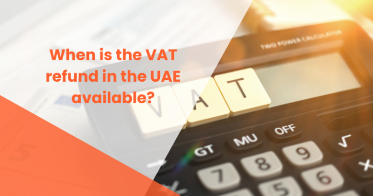 When is the VAT refund in the UAE available?