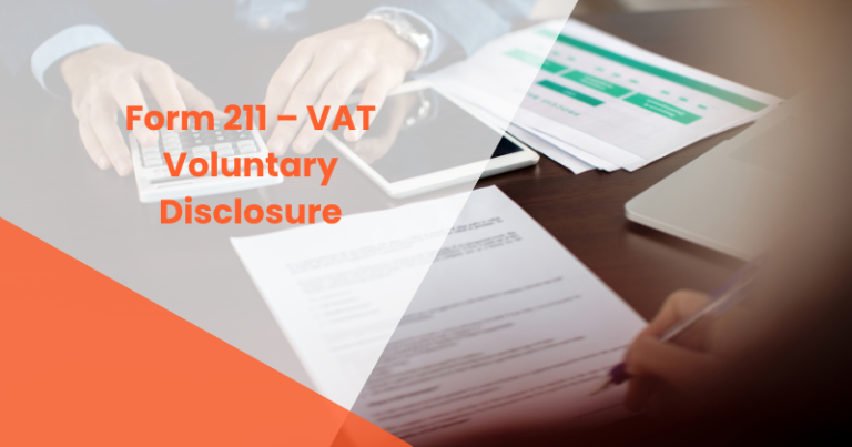 Form 211 – VAT Voluntary Disclosure