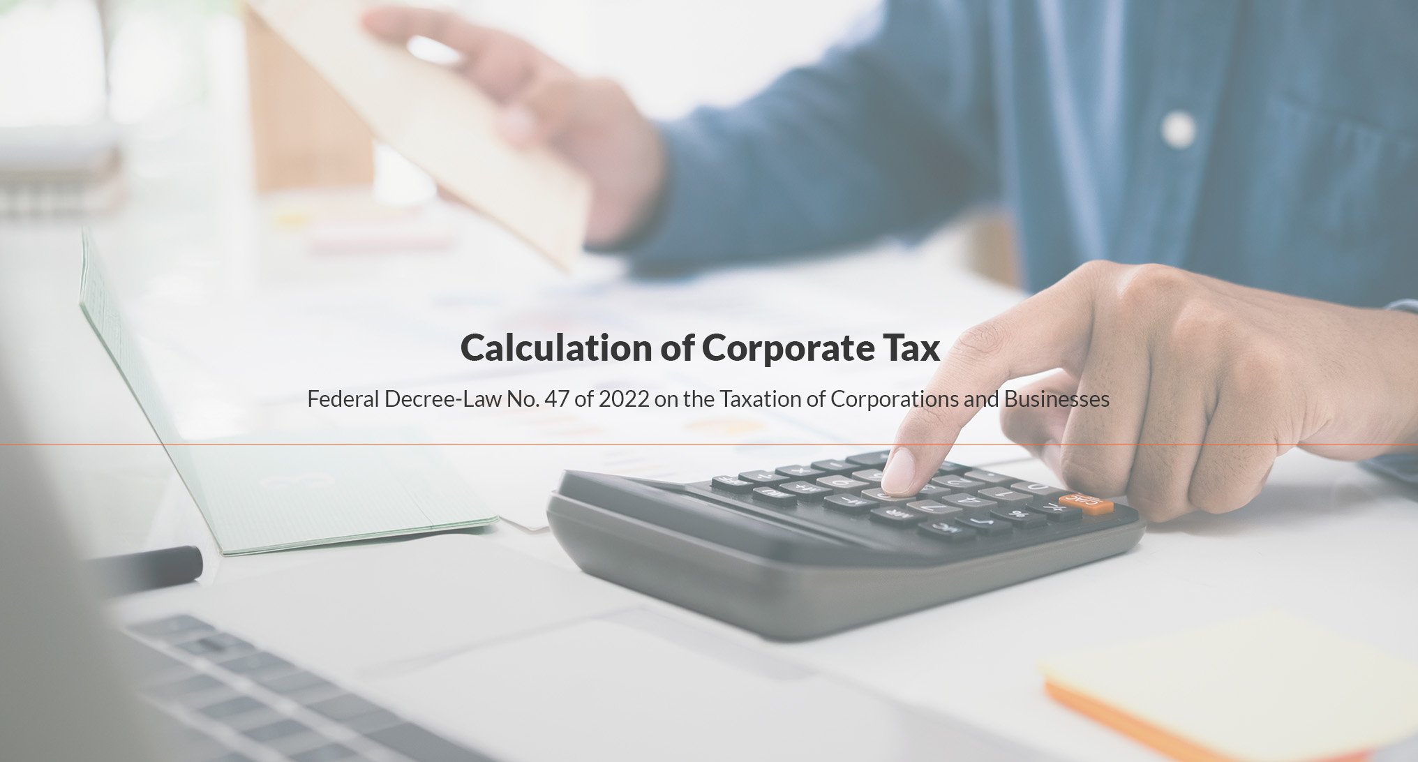 Calculation of Corporate tax