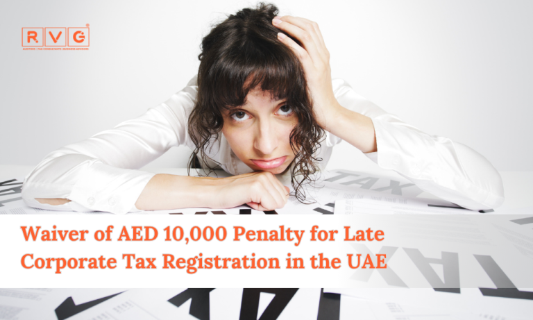 Stressed woman with paperwork, representing UAE corporate tax penalty waiver