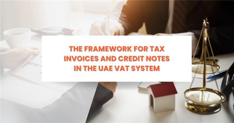 Tax Credit Notes under UAE VAT explained by RVG