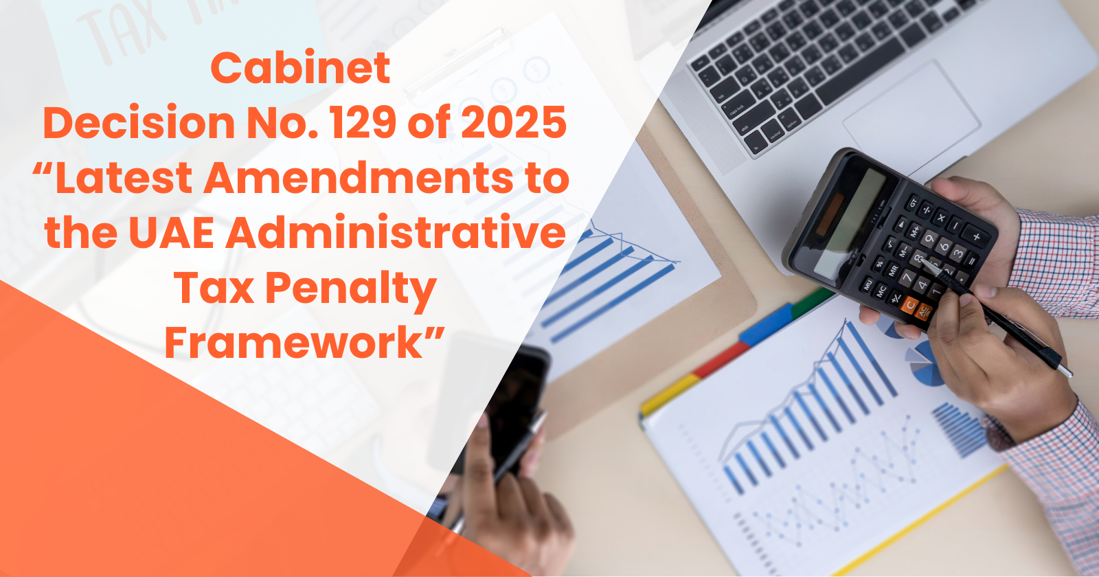 Professionals reviewing documents and a laptop while discussing Cabinet Decision 129 of 2025 tax amendments.